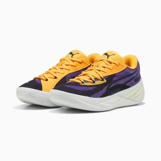 【PUMA】籃球鞋 男鞋 運動鞋 包覆 緩震 湖人隊 All Pro Nitro 黃紫 31039205