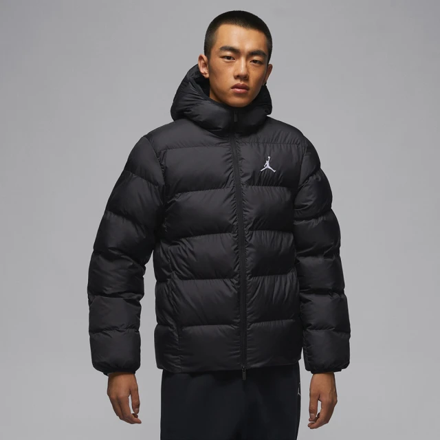 NIKE 耐吉 外套 男款 運動連帽外套 喬丹 保暖 AS M J BRK PUFFER JKT 黑 FV7318-010