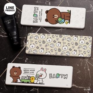 【收納王妃】LINE 硬式珪藻土洗漱墊 硬式珪藻土 杯墊 瀝水 洗漱墊(尺寸24*8*0.9cm)