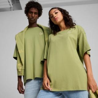 【PUMA】短袖上衣 男款 女款 運動 寬鬆 歐規 CLASSICS 綠 67918840