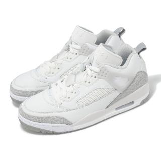 【NIKE 耐吉】休閒鞋 Jordan Spizike Low 男鞋 米白 灰 爆裂紋 喬丹 低筒(HQ3602-121)