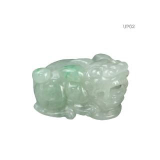 【菩提居】翡翠貔貅擺飾UP02~UP03(可自製手鍊、項鍊)