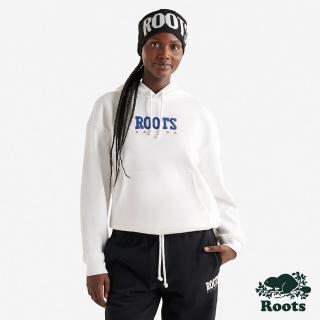 【Roots】Roots女裝- RETRO 連帽上衣(白色)