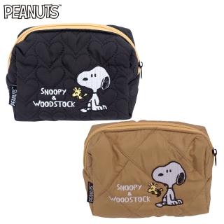 【SNOOPY 史努比】史努比胡士託雲朵化妝包(雲朵包 零錢包 小廢包 洗漱包 收納包)