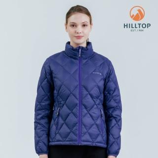 【Hilltop 山頂鳥】保暖羽絨短大衣 女款 藍｜PF22XF20ECE0
