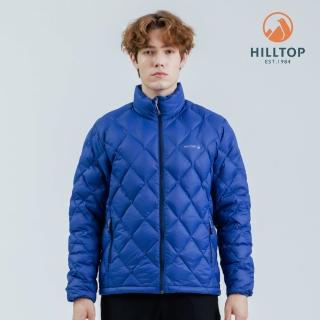 【Hilltop 山頂鳥】保暖羽絨短大衣 男款 藍｜PF22XM17ECE1