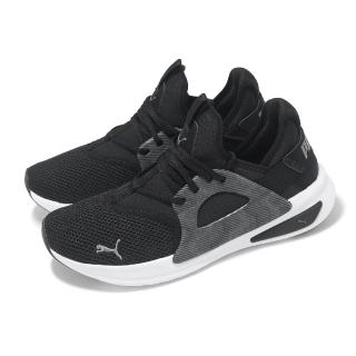 【PUMA】慢跑鞋 Softride Enzo Evo Hyperwave 男鞋 黑 白 緩衝 支撐 運動鞋(379067-01)
