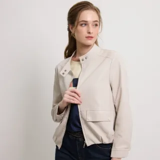 SuperWands率性柔軟羊皮手感外套