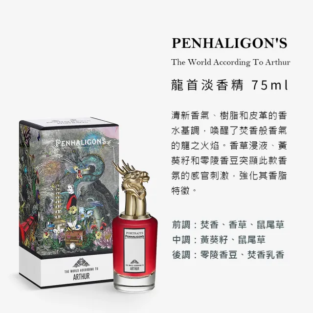 【PENHALIGON’S 潘海利根】獸首肖像系列淡香精 75ml(國際航空版)