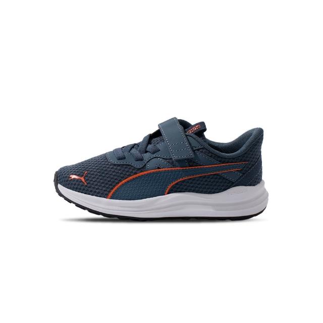 【PUMA】Reflect Lite AC+PS 中童 童鞋 藍色 魔鬼氈 休閒 運動 慢跑鞋 37912508