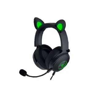 【Razer 雷蛇】Kraken Kitty V2 Pro 北海巨妖耳機麥 有線RGB耳麥 - 黑色