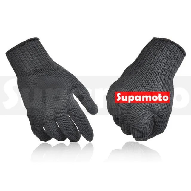 【Supamoto】不鏽鋼防割手套(耐磨/強力/戶外多用途/生存遊戲/釣魚/機車改裝用)
