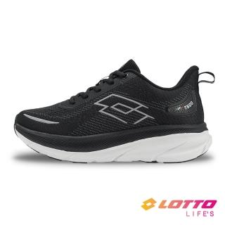 【LOTTO】女 寬楦 T600 MAX 輕賈卡緩震跑鞋(黑-LT4AWR5800)
