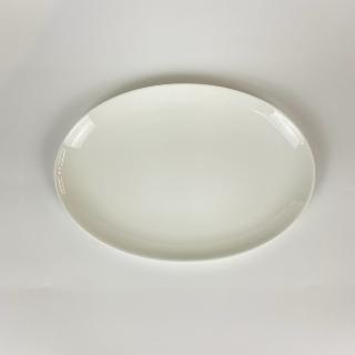 【NARUMI 鳴海骨瓷】Chinese White 中式純白骨瓷橢圓盤23cm(單入)