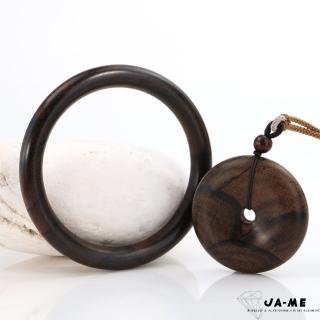 【JA-ME】618限定 柬埔寨菩薩棋沉香木手鐲 買鐲送鐲芯平安扣項鍊(618/買就送/禮物/現貨)