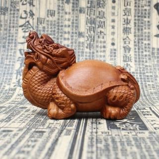 【禧禧珠寶】棗木龍龜擺件
