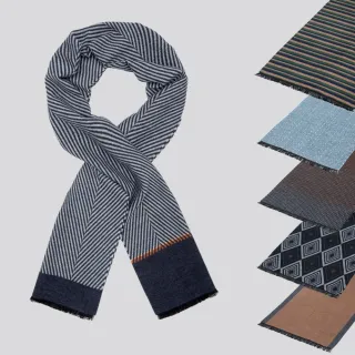 【SST&C 熱賣組合】男士 秋冬保暖圍巾-多款任選(換季65折)