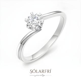 【SOLARFRi】輕奢閃耀戒指｜可調整戒圍大小禮盒包裝(情人女友母親老婆禮物)