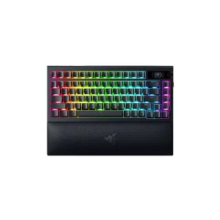 【Razer 雷蛇】BlackWidow V4 Pro 75% 黑寡婦無線鍵盤 - 機械軸(英文)