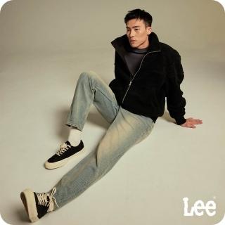 【Lee 官方旗艦】男裝 休閒外套 / 刷毛 羔羊絨 氣質黑 季節性版型(LB413005K11)