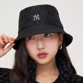 【MLB】漁夫帽 Monogram系列 紐約洋基隊(3AHTM014N-50BKS)