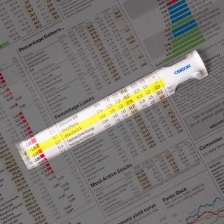 【CARSON 卡薾紳】閱讀線尺型放大鏡 1.5x / 物品觀察 老人閱讀 年長長者 輔助視力