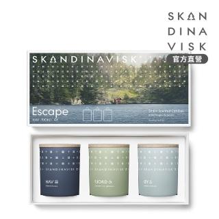 【Skandinavisk】官方直營 迷你香氛蠟燭禮盒3入組(ESCAPE 逃離)