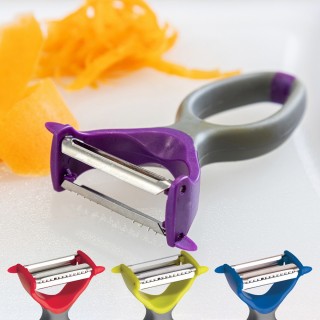 【Colourworks】2in1 Y型刨絲削皮器 / 刨絲刀 水果蔬果刨皮刀 去皮刀 果皮削皮器
