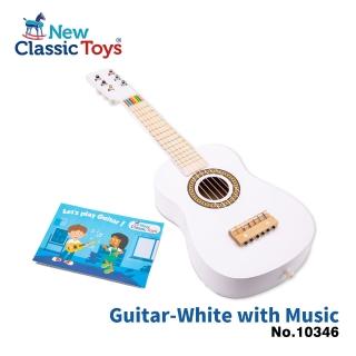 【New Classic Toys】幼兒音樂吉他-純淨白(10346)