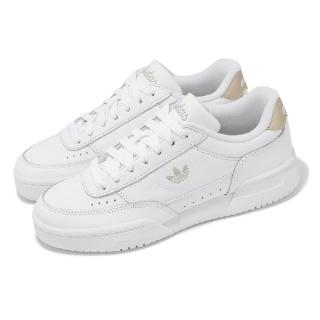 【adidas 愛迪達】休閒鞋 Court Super W 女鞋 白 米白 皮革 三葉草 小白鞋 愛迪達(IF9432)