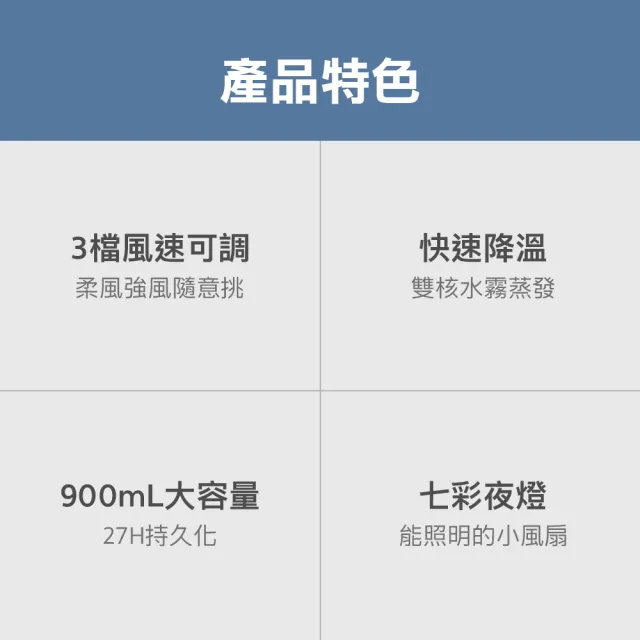 Lydsto】智能桌面冷風扇水冷扇風扇XD-ZMLFS02(桌面風扇冰冷扇冷