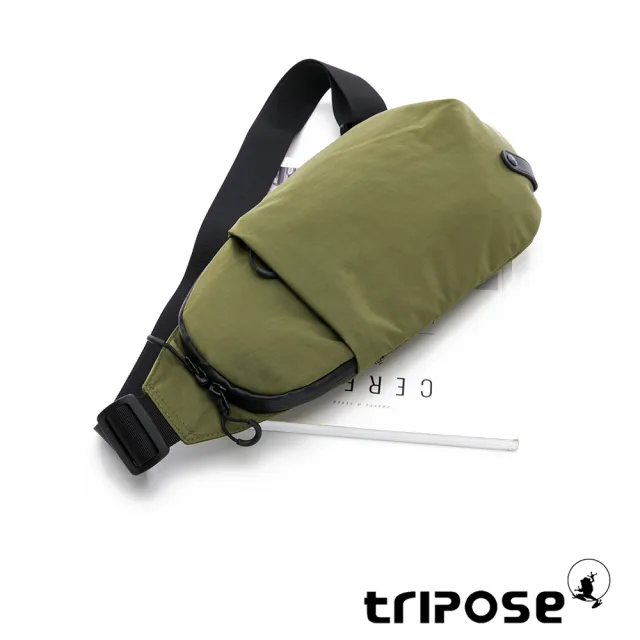 【tripose】REFLEC微皺尼龍輕量斜肩胸包(多色)