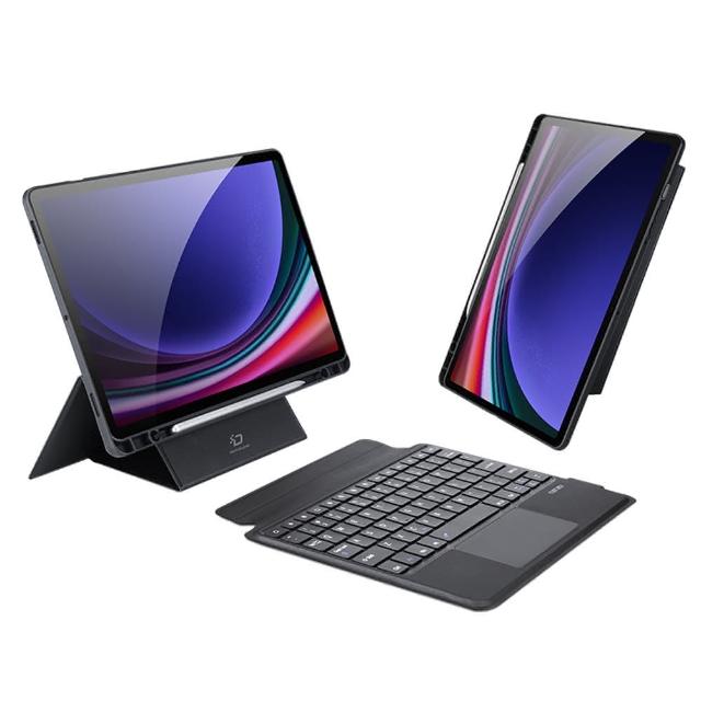 【DUX DUCIS】SAMSUNG 三星 Galaxy Tab S10 FE / S9 FE / S9 DK 鍵盤保護套(平板套/磁吸/支架/背光版)