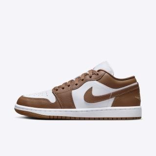 【NIKE 耐吉】Wmns Air Jordan 1 Low 女 休閒鞋 喬丹 低筒 AJ1 白棕(DC0774-202)