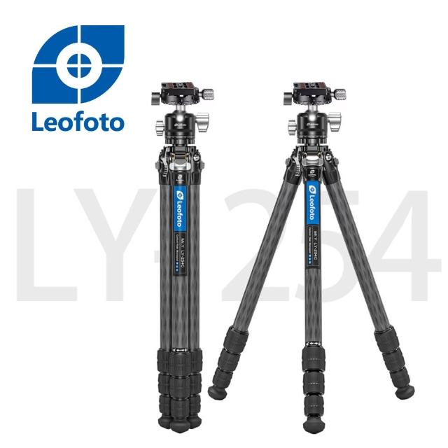 【Leofoto 徠圖】LY254C+LH30R氫氣系列4節碳纖維三腳架(含雲台)(彩宣總代理)
