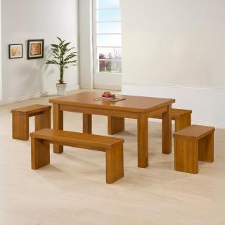 【IDEA】荷風日式多功用實木餐桌椅組/茶几 餐椅 椅凳(長桌 客廳桌 拜拜桌 神殿桌 152CM)