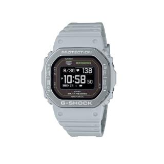 【CASIO 卡西歐】G-SHOCK G-SQUAD系列 太陽能 藍芽運動電子錶 灰 DW-H5600MB-8A9 44.5mm