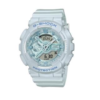【CASIO 卡西歐】奢華質感系列 光澤藍 GMA-S110ST-2A 45.9mm