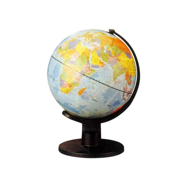 FunGlobe 12寸AR橢圓木座萬向地球儀(衛星款/仿古