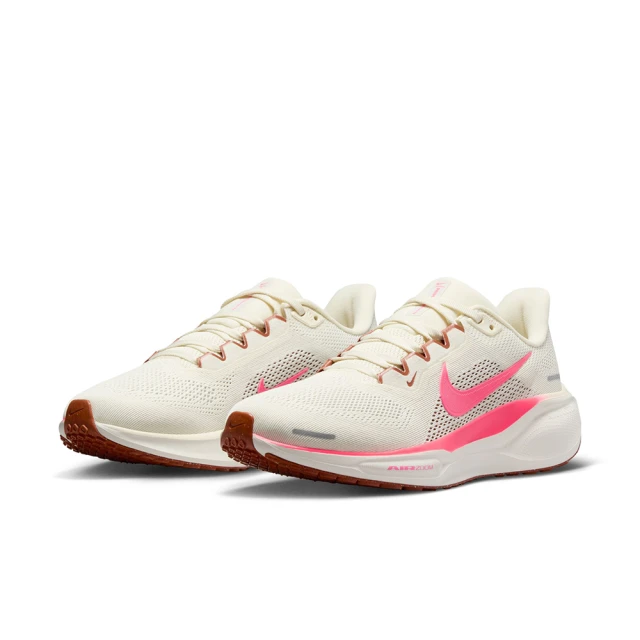 NIKE 耐吉 慢跑鞋 女鞋 運動鞋 小飛馬 緩震 W AIR ZOOM PEGASUS 41 米白粉 FD2723-107