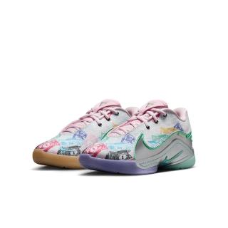 【NIKE 耐吉】籃球鞋 女鞋 大童 運動鞋 包覆 緩震 LEBRON XXII QS 銀彩 HV6873-100