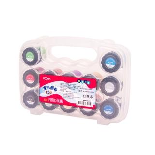 【Mona】廣告顏料 15ml 12色/盒 470-012