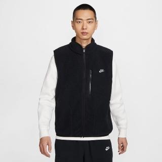 【NIKE 耐吉】背心 男款 運動 搖粒絨 保暖 AS M NK CLUB SSNL WINTERIZED V 黑 FZ0895-010