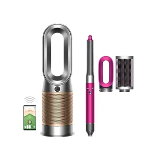 【dyson 戴森】HP09 三合一甲醛偵測涼暖空氣清淨機 循環風扇(鎳金色)(超值組)買一送一