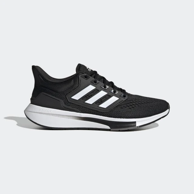 adidas 愛迪達 EQ21 Run 男 慢跑鞋 運動 休閒 輕量 支撐 緩衝 彈力 愛迪達 黑 白(GY2190)