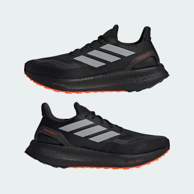 【adidas 愛迪達】PUREBOOST 5  跑鞋(JR7675 男鞋/女鞋 運動鞋 慢跑鞋 黑)