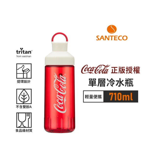 Santeco 官方直營 可口可樂·Ocean Tritan冷水瓶 710ml(正版授權)