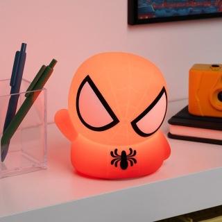 【Marvel 漫威】蜘蛛人 Spider Man 拍拍小夜燈(軟Q矽膠 造型 拍拍小夜燈)