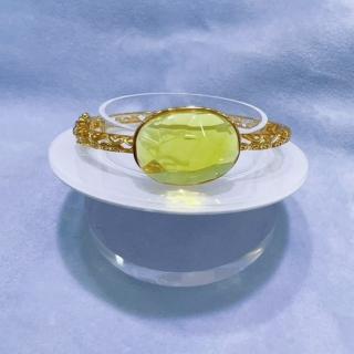 【勝弘珠寶】多明尼加藍珀優雅大方手環