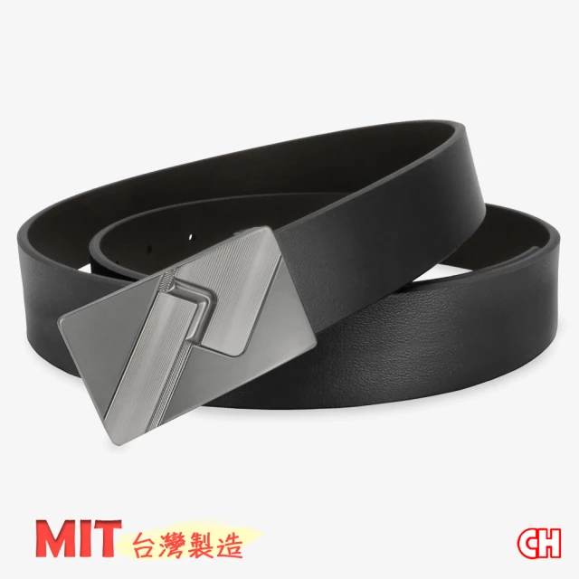 CH-BELT 銓丞皮帶 男紳士皮帶 正式商務 男休閒皮帶腰帶(黑)